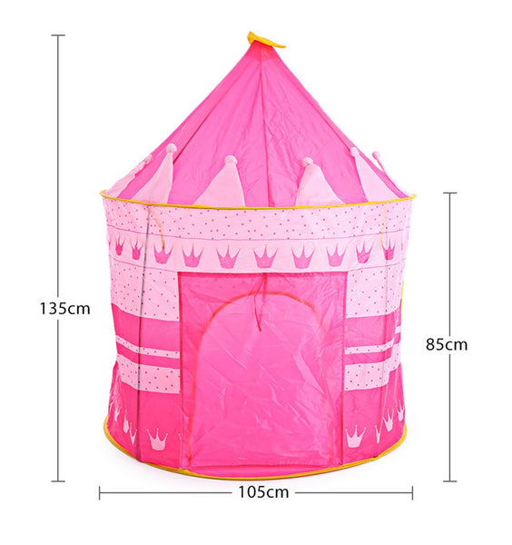 Pink Castle Tents Portable Children