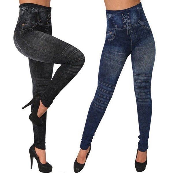 S-3XL Plus Size Jeans Leggings High Waist Leggings for Women