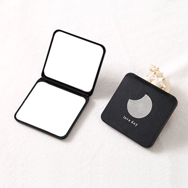 Mini Square Makeup Mirror Portable Double-sided