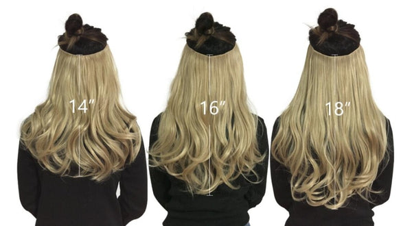 Hair Extensions Invisible Ombre Bayalage Synthetic Natural Flip