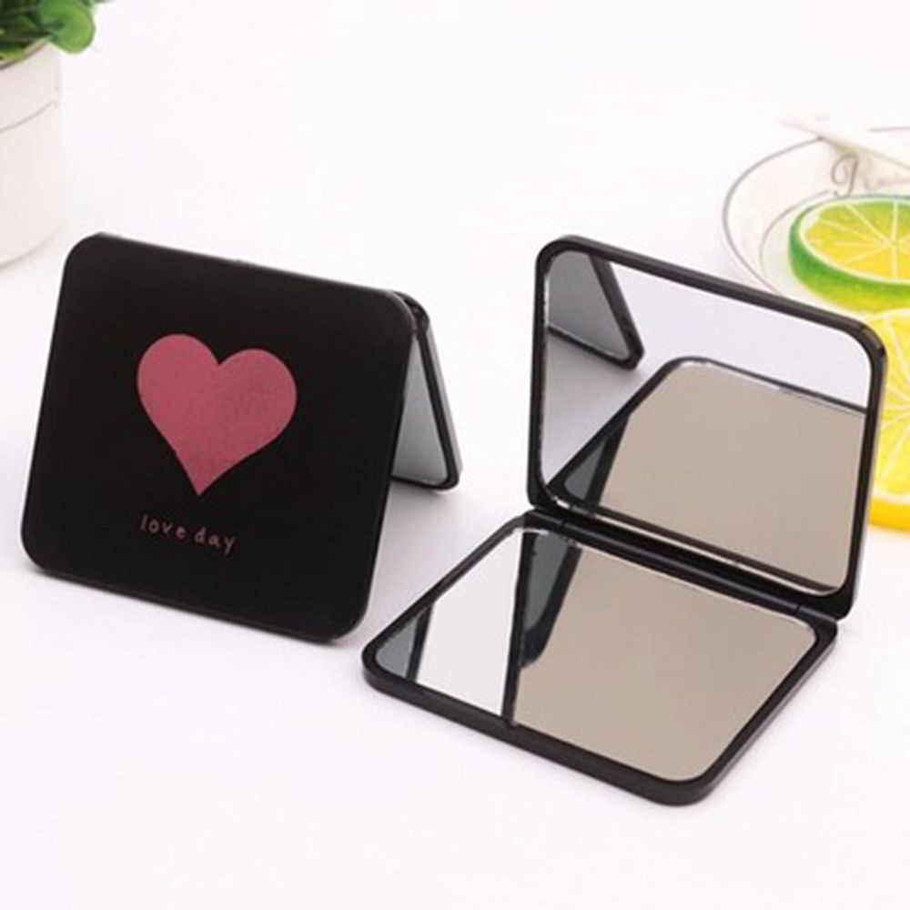 Mini Square Makeup Mirror Portable Double-sided