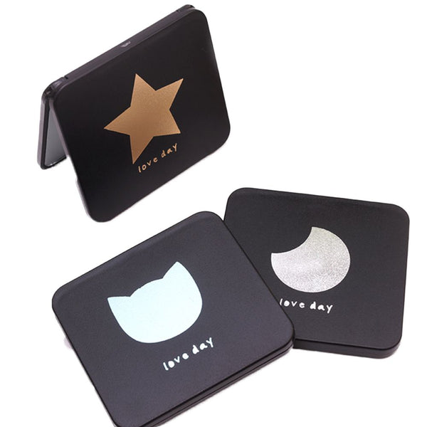 Mini Square Makeup Mirror Portable Double-sided