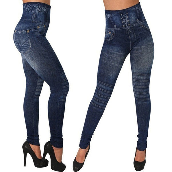 S-3XL Plus Size Jeans Leggings High Waist Leggings for Women