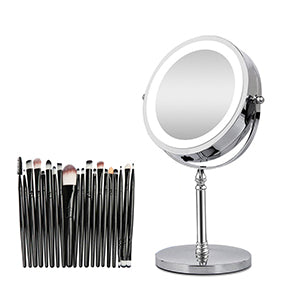 Makeup Mirror With LED Light Cosmetic Mirrors Round Shape