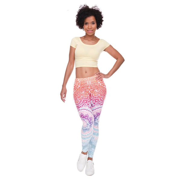 Fashion Printing leggings Slim High Waist