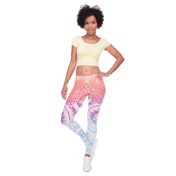 Fashion Printing leggings Slim High Waist