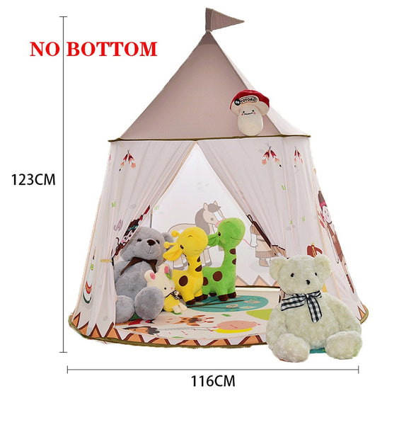 Kids Castle Flag Tent