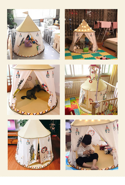 Kids Castle Flag Tent