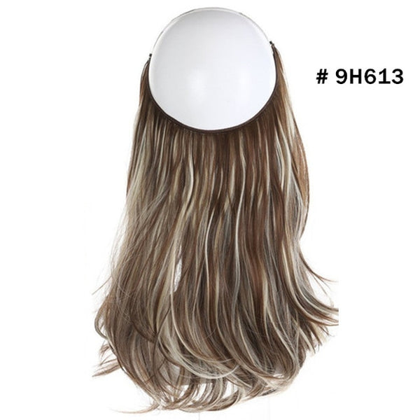 Hair Extensions Invisible Ombre Bayalage Synthetic Natural Flip