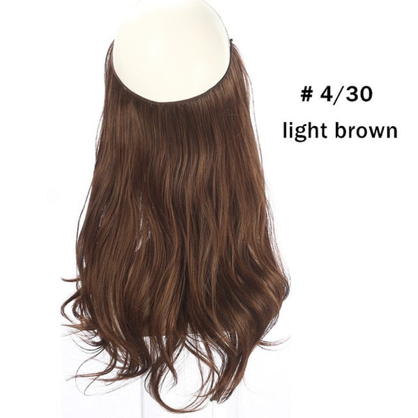 Hair Extensions Invisible Ombre Bayalage Synthetic Natural Flip