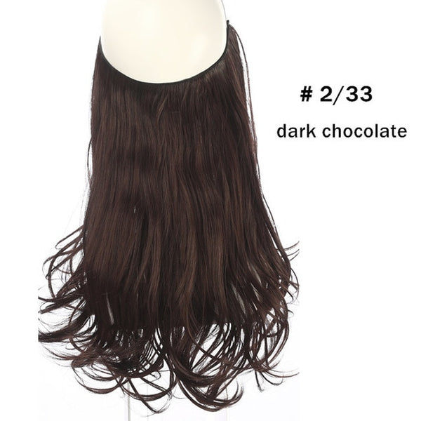 Hair Extensions Invisible Ombre Bayalage Synthetic Natural Flip