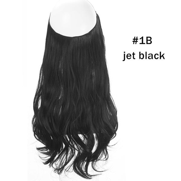 Hair Extensions Invisible Ombre Bayalage Synthetic Natural Flip