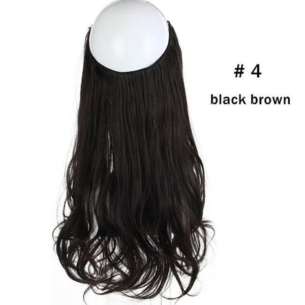 Hair Extensions Invisible Ombre Bayalage Synthetic Natural Flip