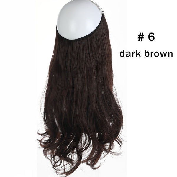 Hair Extensions Invisible Ombre Bayalage Synthetic Natural Flip