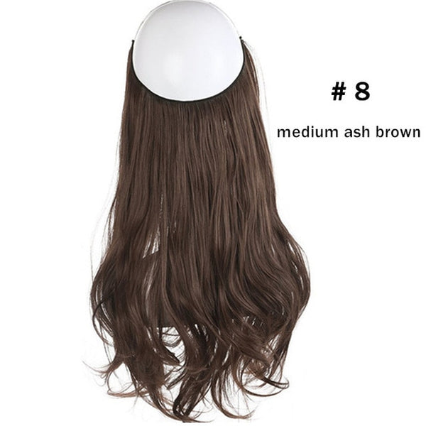 Hair Extensions Invisible Ombre Bayalage Synthetic Natural Flip