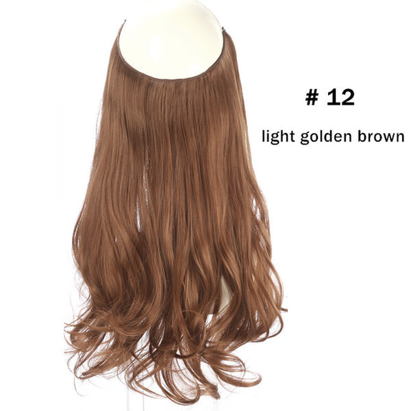 Hair Extensions Invisible Ombre Bayalage Synthetic Natural Flip