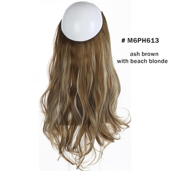 Hair Extensions Invisible Ombre Bayalage Synthetic Natural Flip