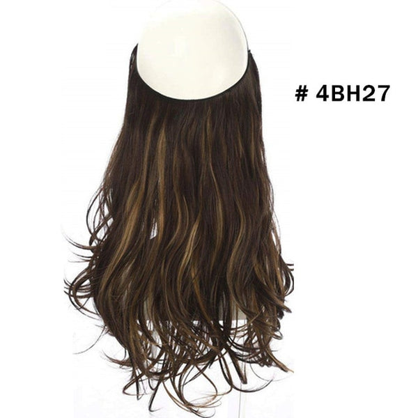 Hair Extensions Invisible Ombre Bayalage Synthetic Natural Flip