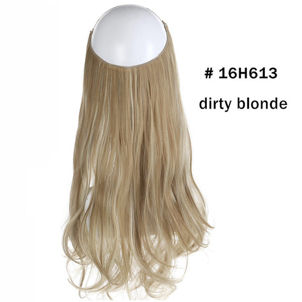 Hair Extensions Invisible Ombre Bayalage Synthetic Natural Flip