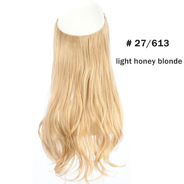 Hair Extensions Invisible Ombre Bayalage Synthetic Natural Flip