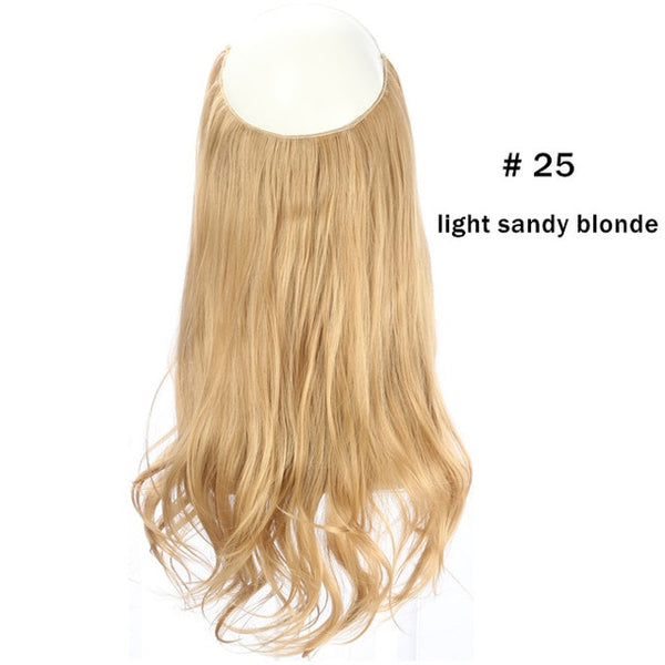 Hair Extensions Invisible Ombre Bayalage Synthetic Natural Flip