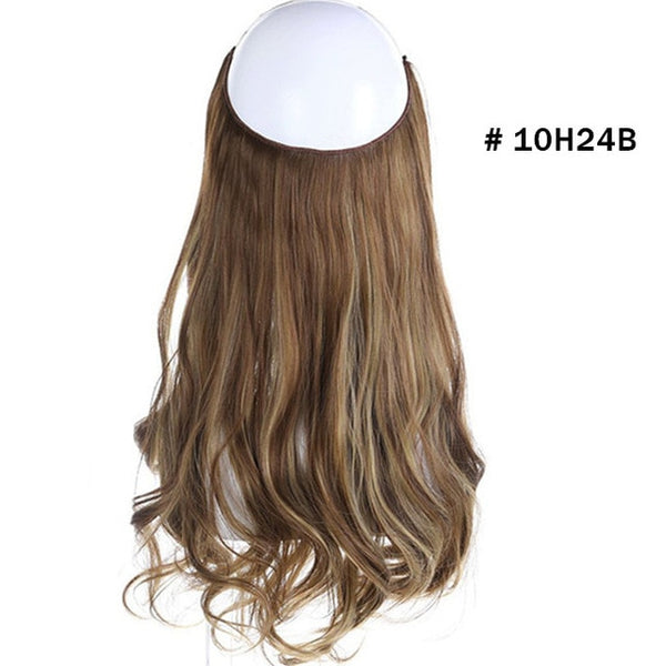 Hair Extensions Invisible Ombre Bayalage Synthetic Natural Flip