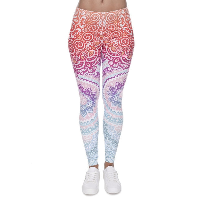 Fashion Printing leggings Slim High Waist