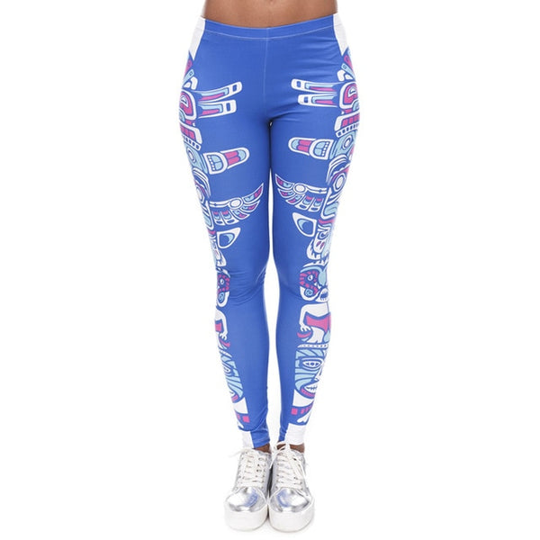 Fashion Printing leggings Slim High Waist