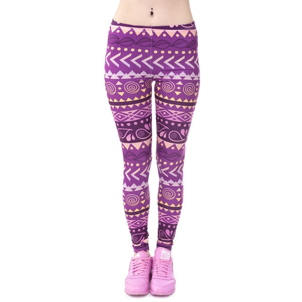 Fashion Printing leggings Slim High Waist