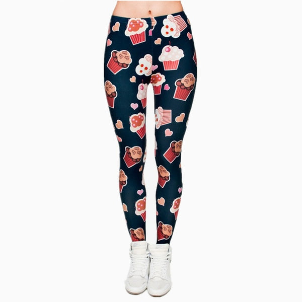 Fashion Printing leggings Slim High Waist