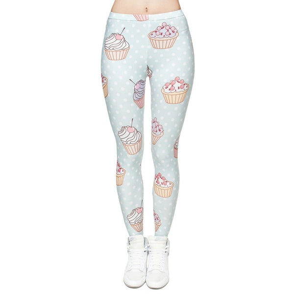 Fashion Printing leggings Slim High Waist