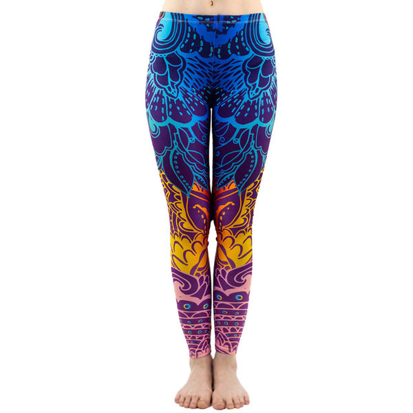 Fashion Printing leggings Slim High Waist