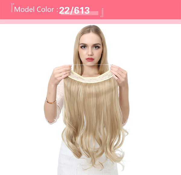 Hair Extensions Invisible Ombre Bayalage Synthetic Natural Flip