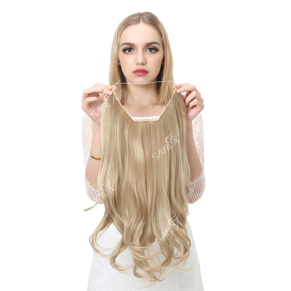 Hair Extensions Invisible Ombre Bayalage Synthetic Natural Flip