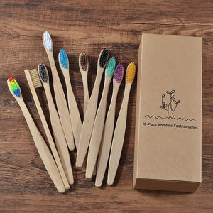 Wooden Tooth Brush Soft bristle Tip