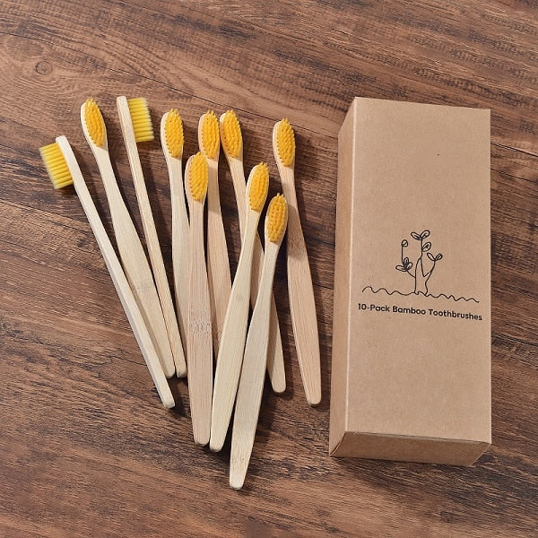 Wooden Tooth Brush Soft bristle Tip