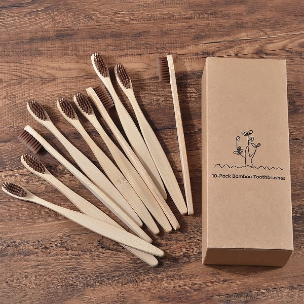 Wooden Tooth Brush Soft bristle Tip