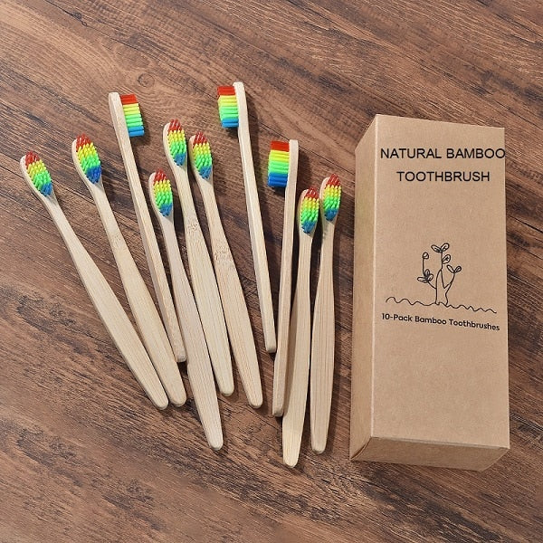 Wooden Tooth Brush Soft bristle Tip