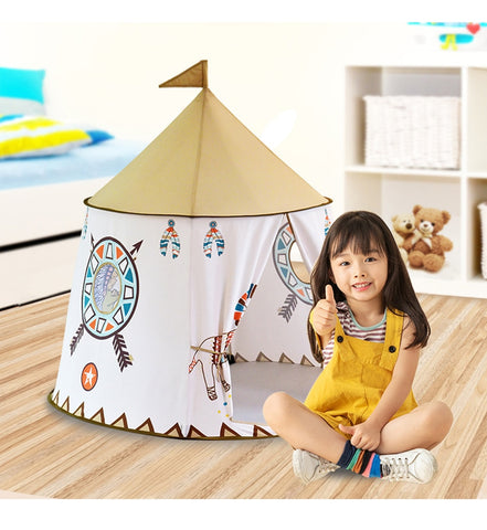 Kids Castle Flag Tent