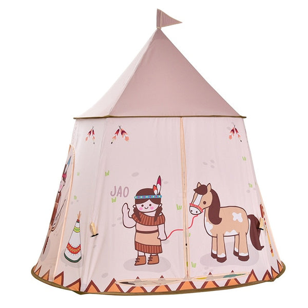 Pink Castle Tents Portable Children